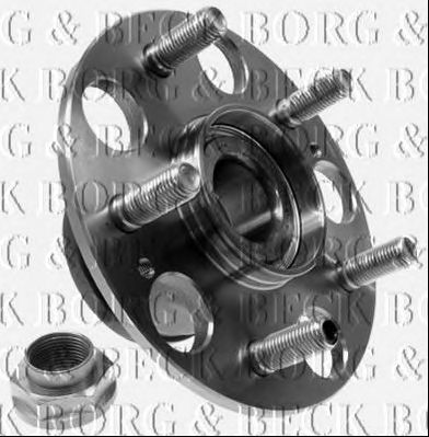 BORG & BECK bbk1246 -  Комплектующие, колодки дискового тормоза